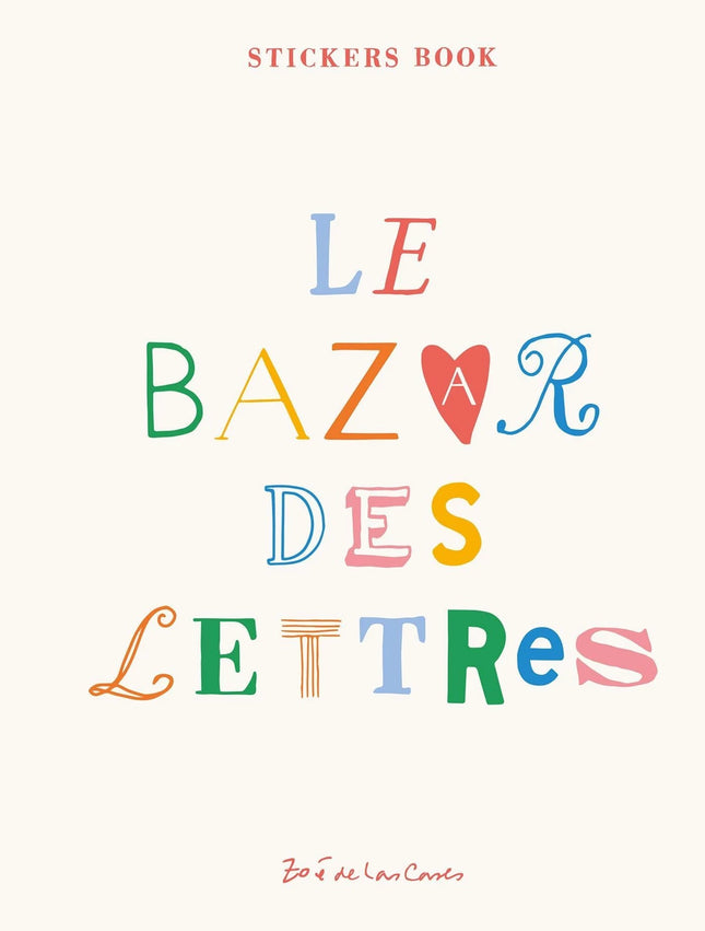 Carnet de stickers - Le bazar des lettres
