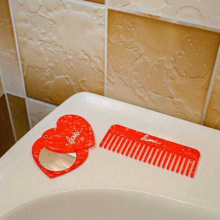 NEW Peigne Bisou rouge