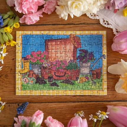 Mini Puzzle Valise de Printemps