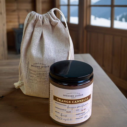 NEW Bougie parfumée Orange Cannelle - 200g