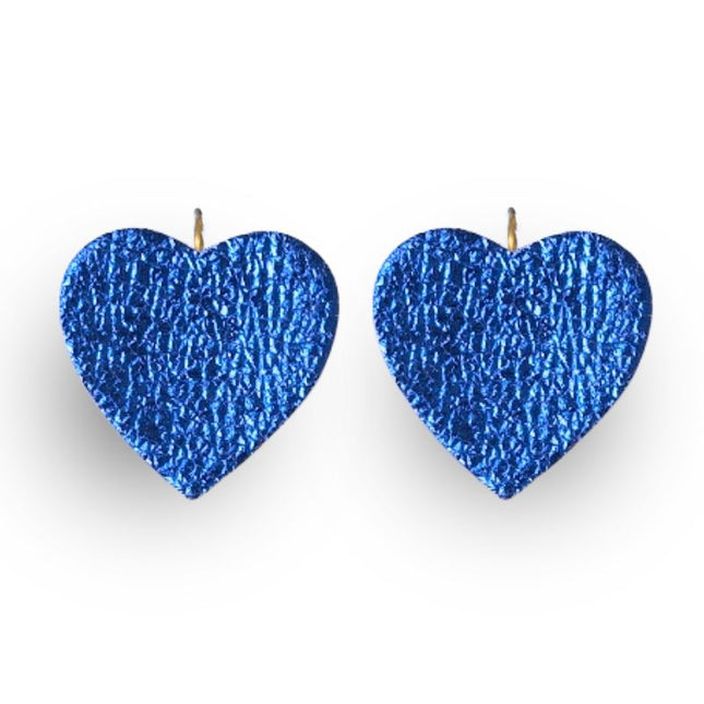 NEW Boucles d’oreilles Béguin Bleu roi irisé