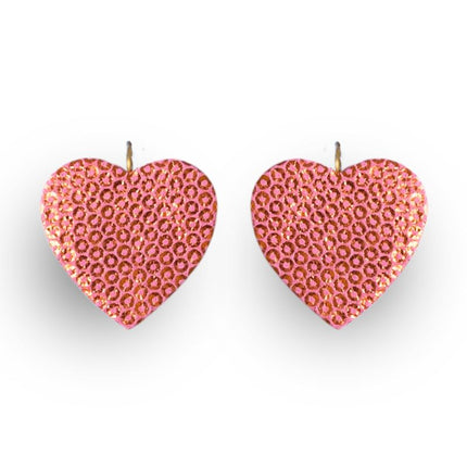 NEW Boucles d’oreilles Béguin Pêche sequins EXCLU BOUTIQUE