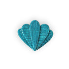 NEW Broche Jackie Bleu croco