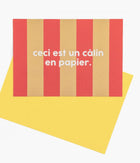 Carte Câlin en papier