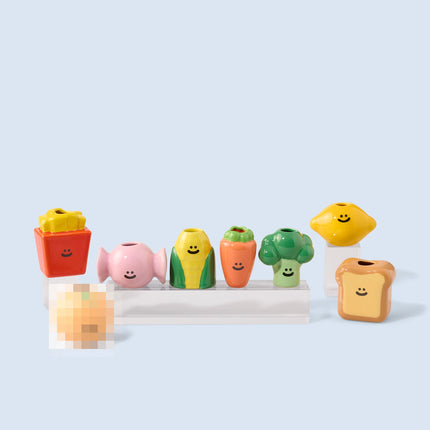 Mini vase surprise box Food