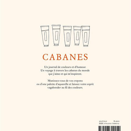 Carnet de coloriages Cabanes