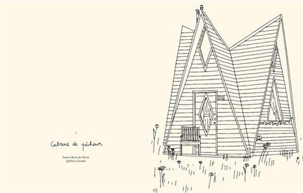 Carnet de coloriages Cabanes