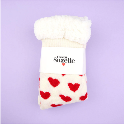 Chaussons coeur