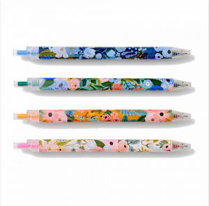 Set de 4 stylos à encre gel Garden Party - Rifle Paper Co