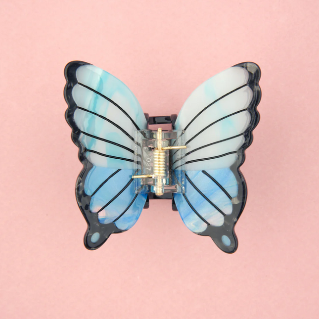 Pince à cheveux Papillon bleu