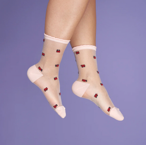 Chaussettes transparentes Coccinelle Coucou Suzette