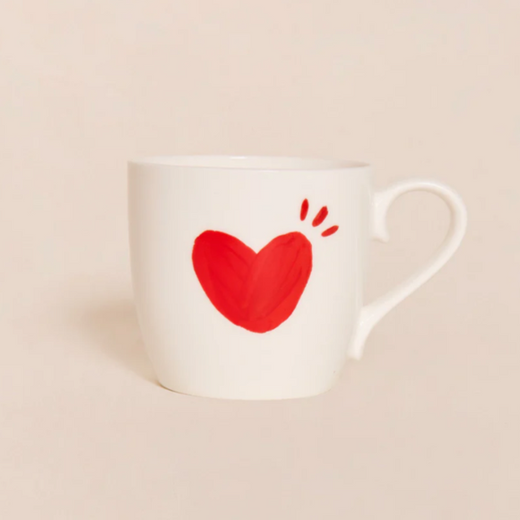 NEW Le mug Coeur solaire rouge