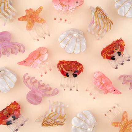 Petite pince à cheveux Crabe