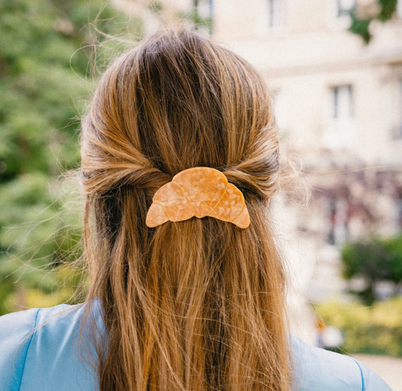 NEW French barrette Croissant Coucou Suzette