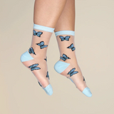 NEW Chaussettes transparentes papillon Coucou Suzette