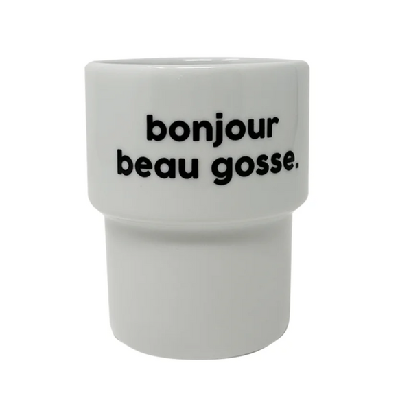 NEW Gobelet Bonjour Beau Gosse - Felicie Aussi