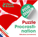 NEW Puzzle Procastination by Piece & Love