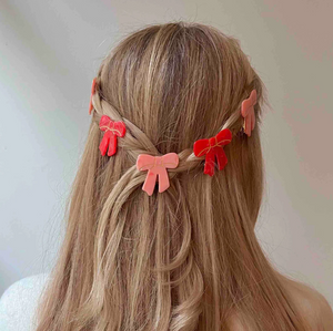 Barrette Noeud rouge Coucou Suzette