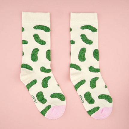 Chaussettes à paillettes Cornichon