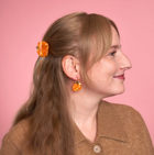 Petite pince à cheveux Citrouille