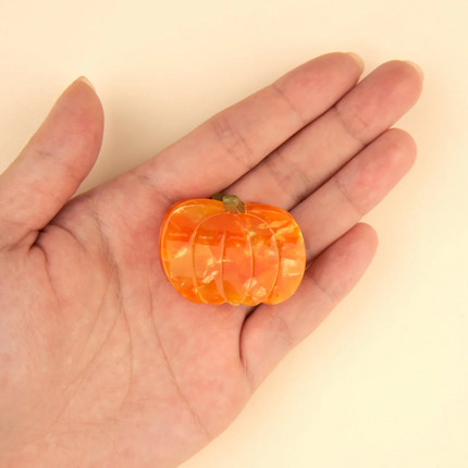Petite pince à cheveux Citrouille