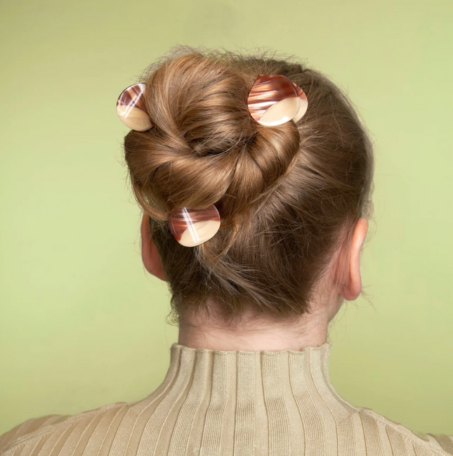 NEW Petite pince à cheveux Chataigne