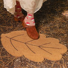 NEW Paillasson Feuille