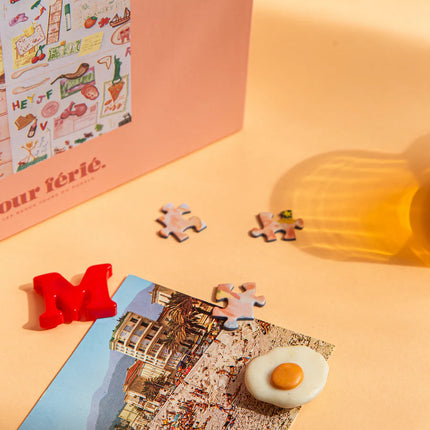 NEW Puzzle 1000 pièces La porte du frigo