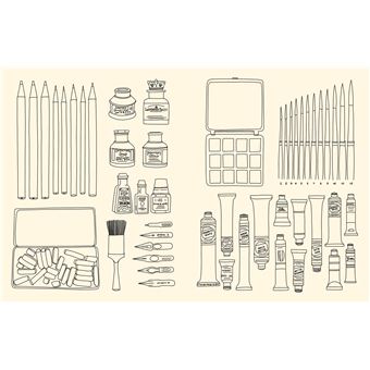 NEW Carnet de coloriages et de stickers / La Maison