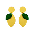 Boucles d’oreilles Citron jaune d'hiver