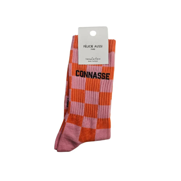 NEW Chaussettes Connasse damier