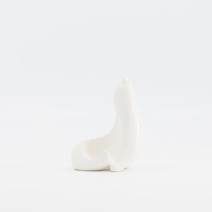 2 coquetiers Pénélope blanc