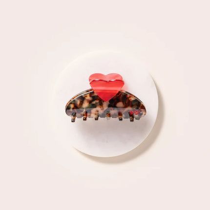 La pince coeur Ambre