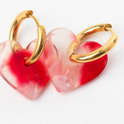 Boucles d'oreilles Lova Lova Rouge