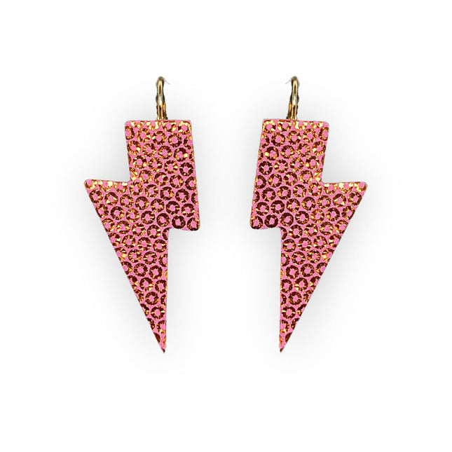 NEW Boucles d’oreilles Mini foudre Pêche sequins EXCLU BOUTIQUE