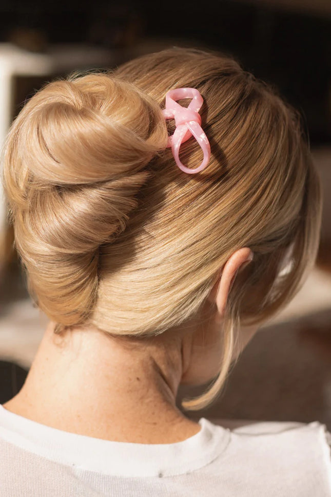 Le pic à chignon noeud Rose