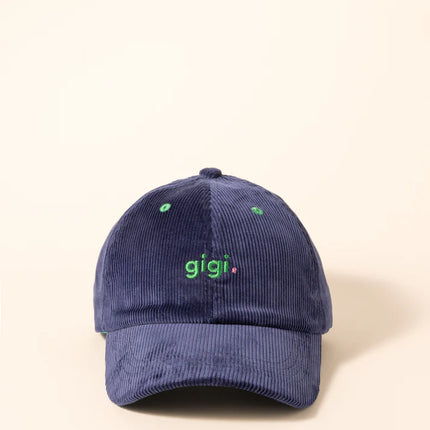 La casquette Velours marine