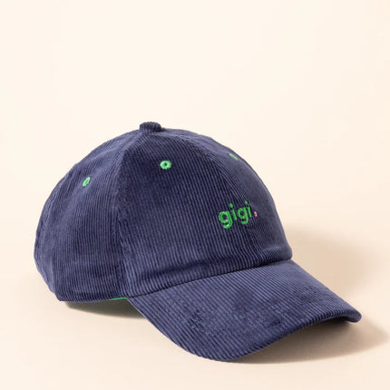 La casquette Velours marine