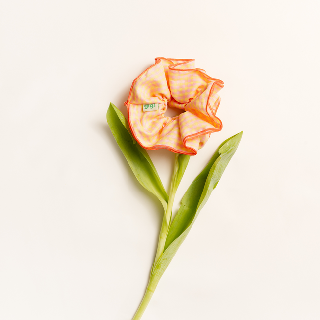 Le chouchou vichy orange