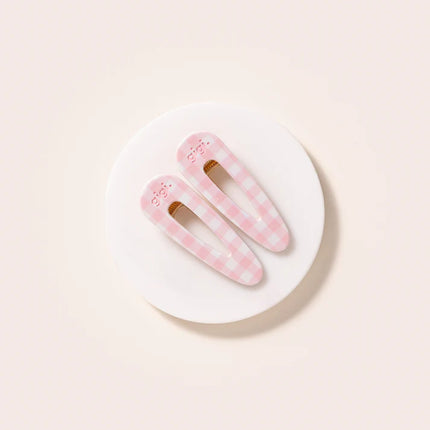 Barrette clip vichy madrague
