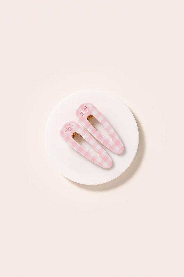 Barrette clip vichy madrague