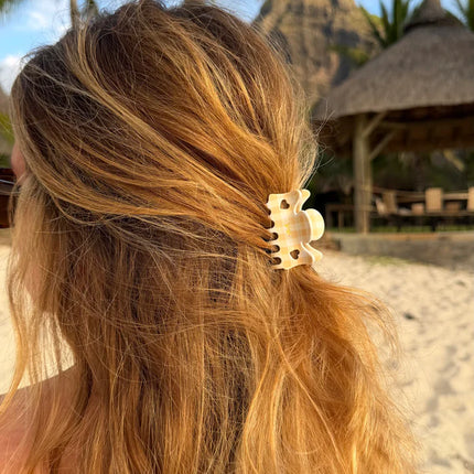 Petite pince vichy soleil