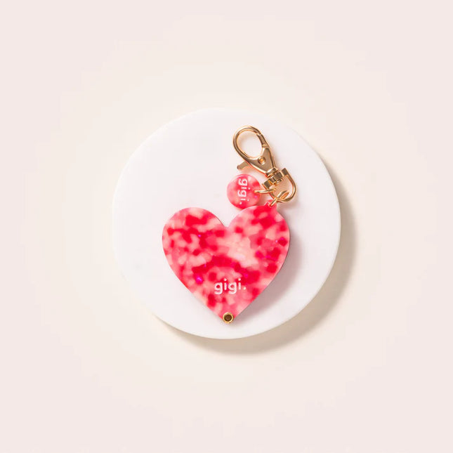 Porte clef miroir coeur Baisers