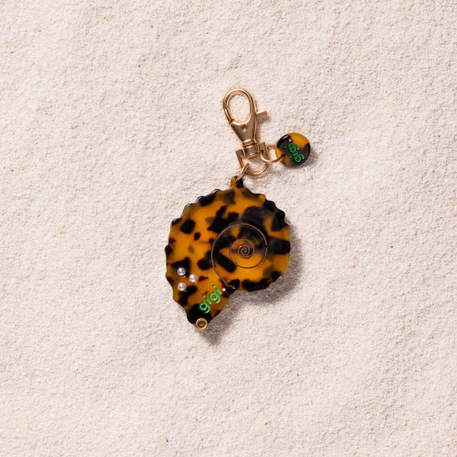 Porte clef miroir coquillage ondine