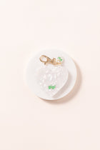 NEW Porte clef miroir coeur nacre