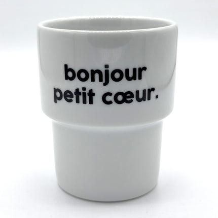 NEW Gobelet Bonjour Petit coeur