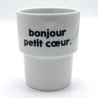 NEW Gobelet Bonjour Petit coeur