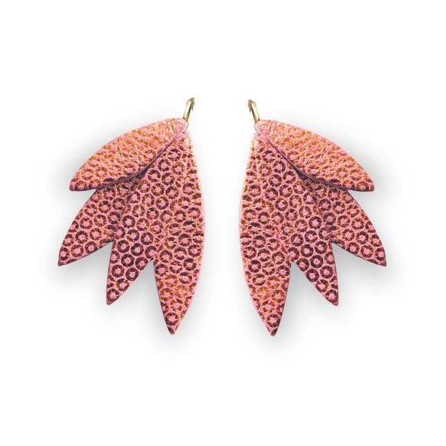 NEW Boucles d’oreilles Selma Pêche sequins EXCLU BOUTIQUE