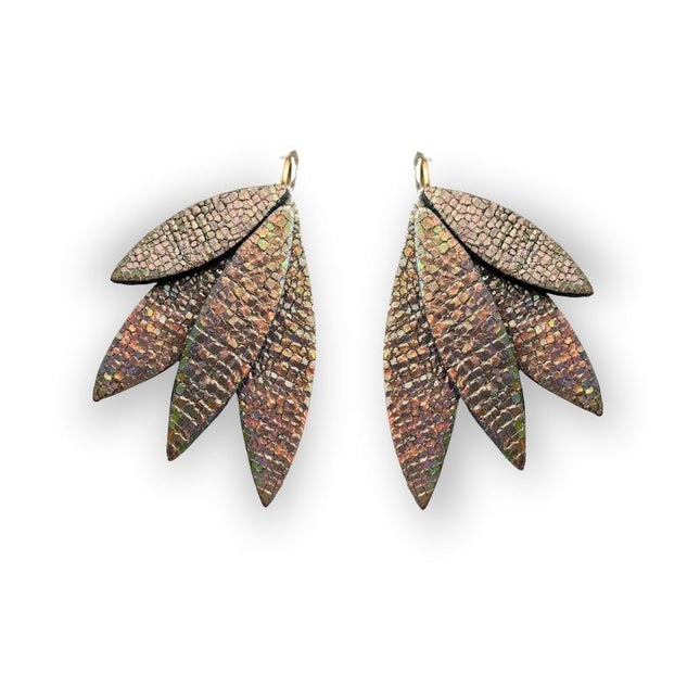 NEW Boucles d’oreilles Selma carbone irisé EXCLU BOUTIQUE