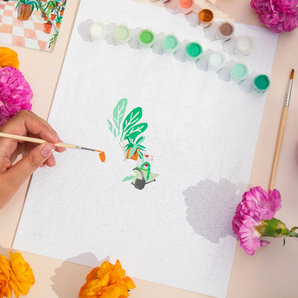 Coffret peinture au numéro -  Greenhouse